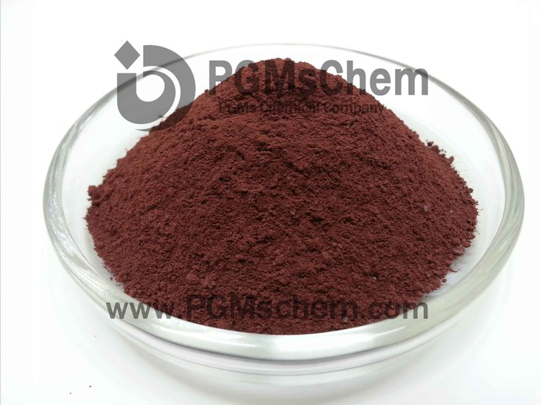 Rhodium(III) Chloride Hydrate 염화로듐 수화물 실물